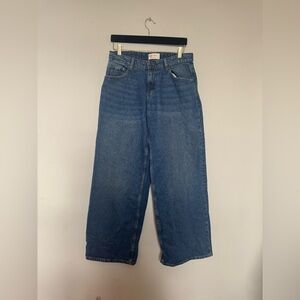Motel Rocks Blue Wide Leg Jeans
